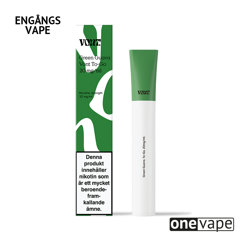 Vont To-Go Engångs Vape - Green Guava