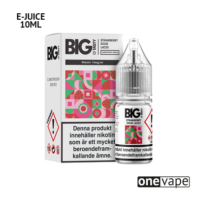 Big Tasty Salt - Strawberry Sour Laces (10ml, Nic Salt)