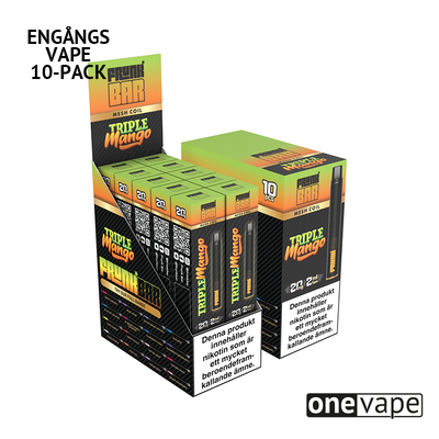 Frunk Bar Mesh Engångs Vape - Triple Mango (10-Pack)