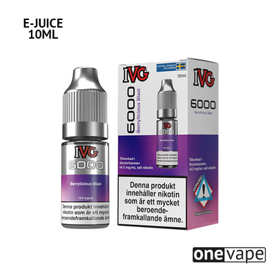 IVG 6000 - Berrylicious Blast (10ml, Nic Salt)