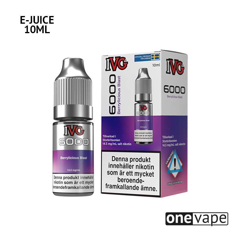 IVG 6000 - Berrylicious Blast (10ml, Nic Salt)