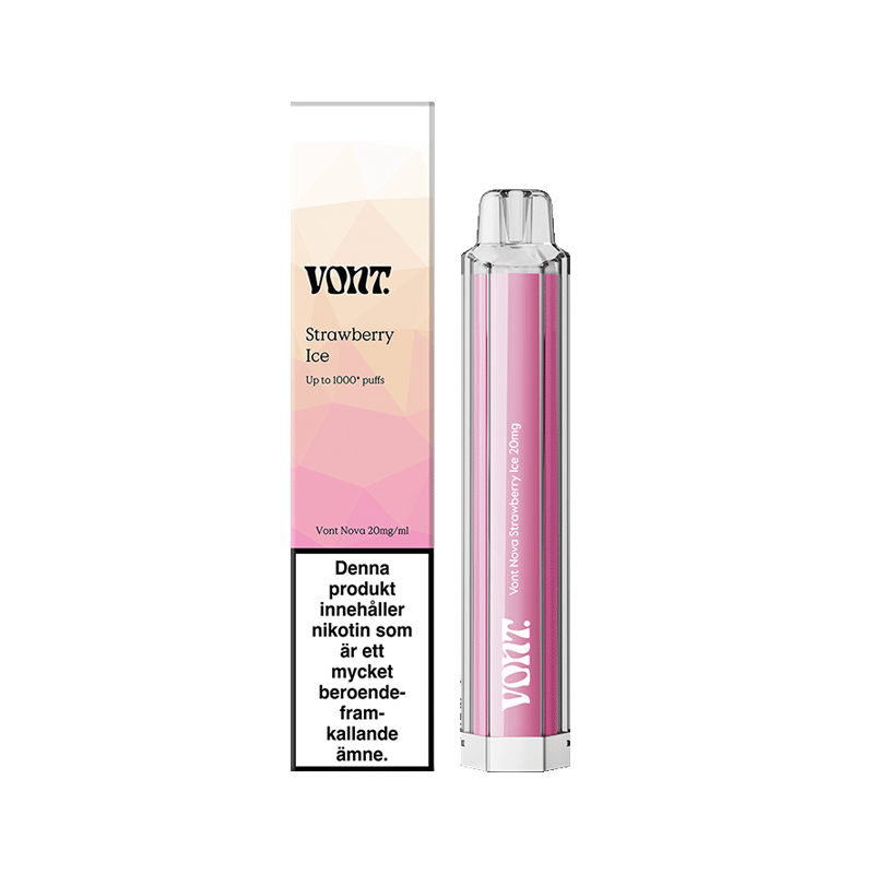 Vont Nova Engångs Vape - Strawberry Ice