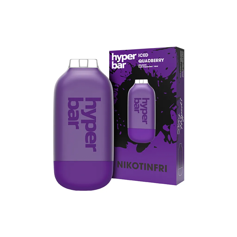 Hyper Bar ZERO Mesh Engångs Vape - Iced Quadberry