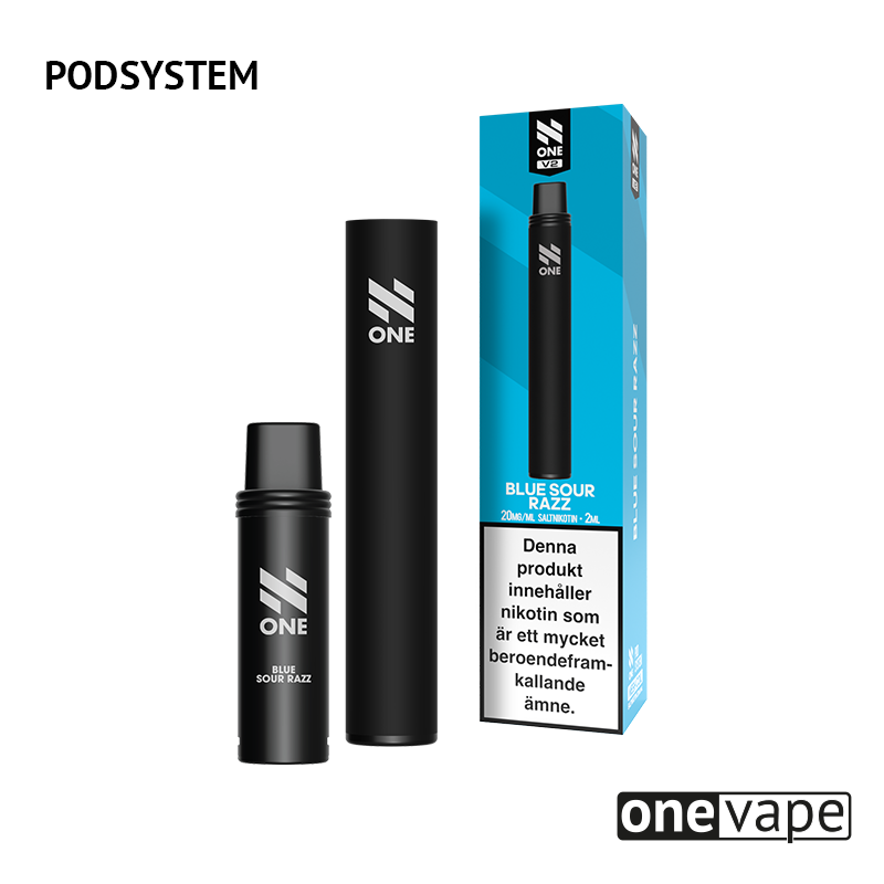 N One Mesh Pod Kit V2 - Svart (Blue Sour Razz)