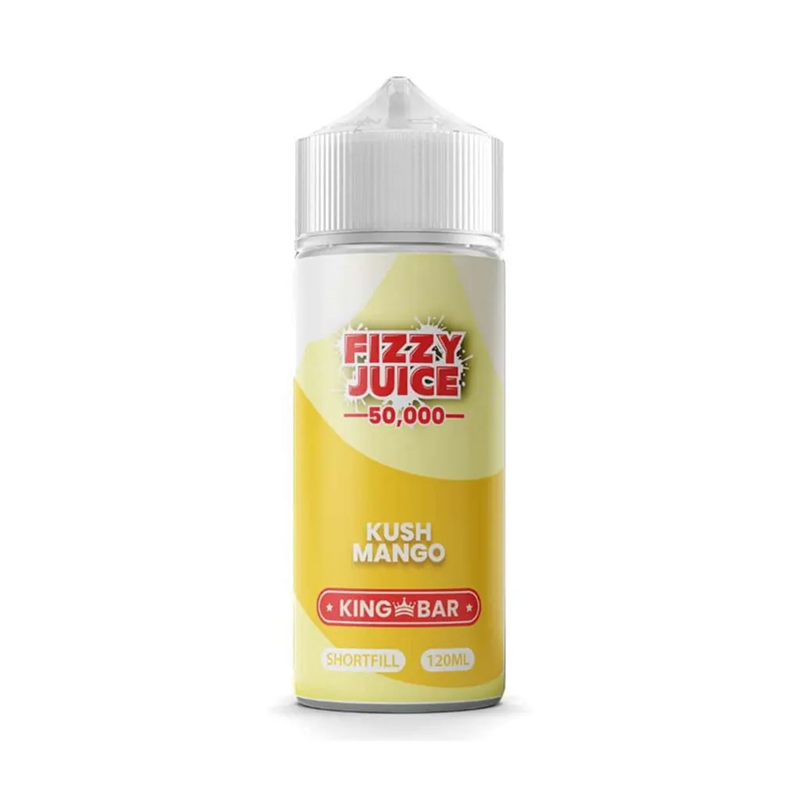 fizzy king bar Kush Mango originalflaska mot vit bakgrund