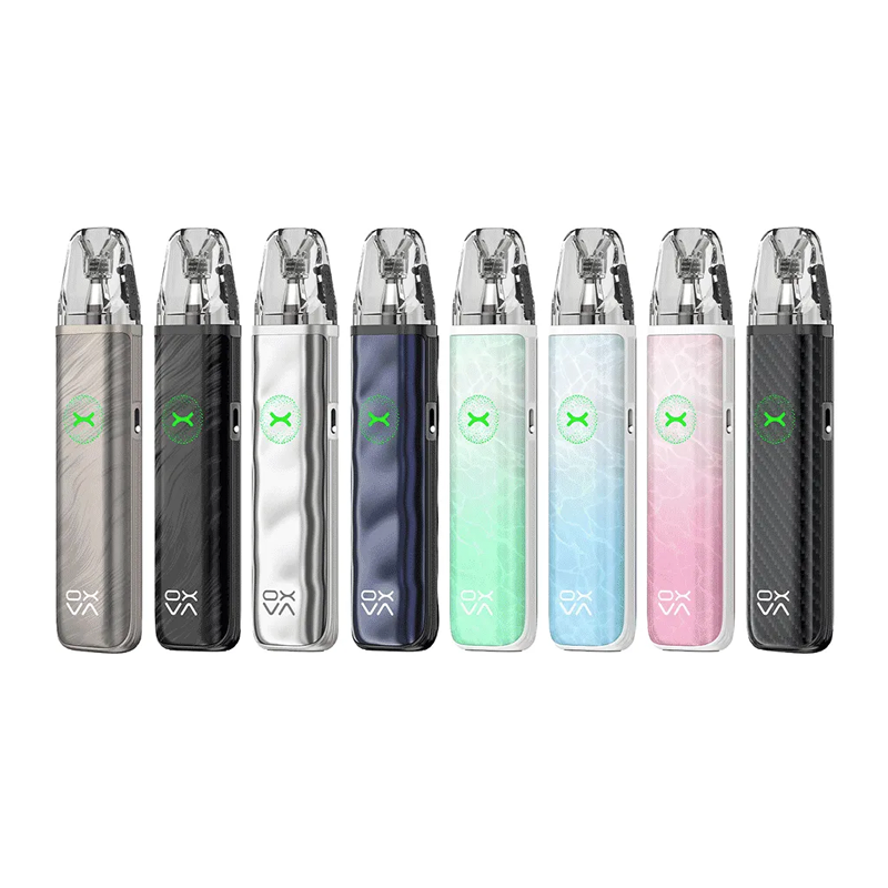 Oxva Xlim GO 2 pod vape kit i flera färger – kompakt e-cigarett med transparent pod och modern design i olika utföranden