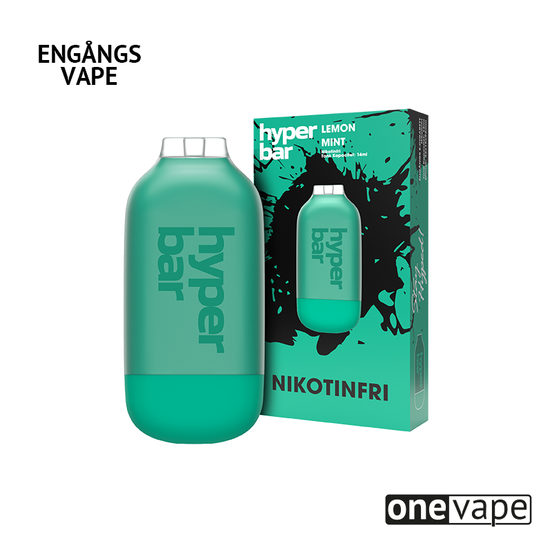 Hyper Bar ZERO Mesh Engångs Vape - Lemon Mint