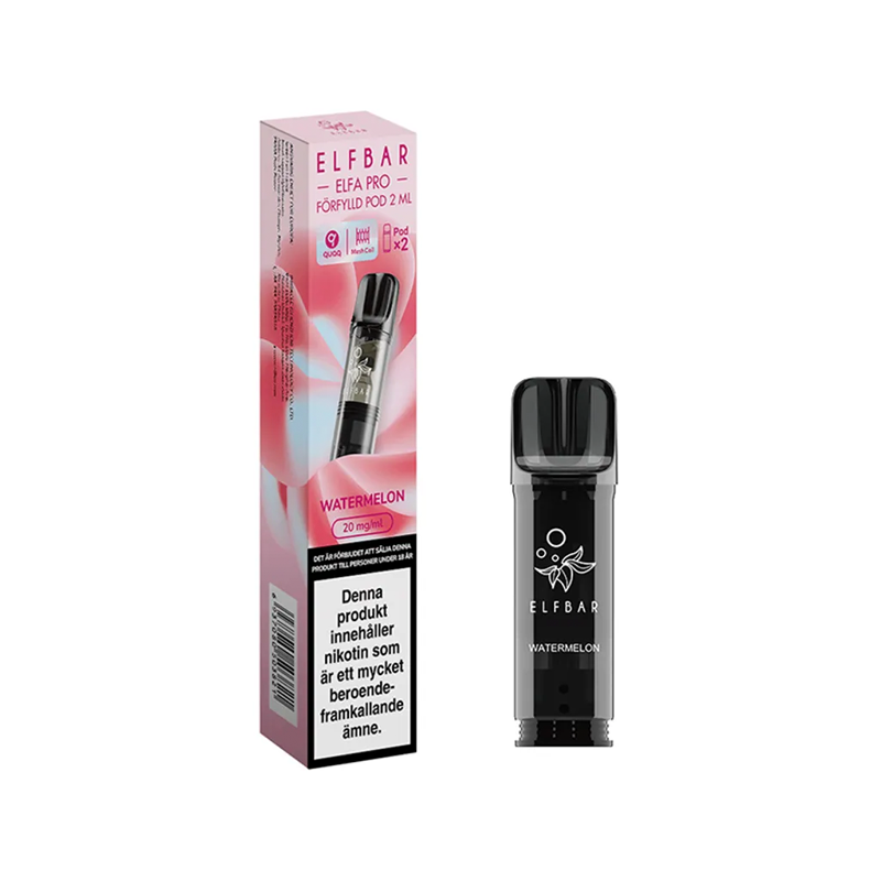 Elfa Mesh Pod Watermelon (2-Pack) bredvid originalförpackning