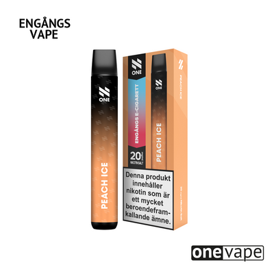 N One Engångs Vape - Peach Ice