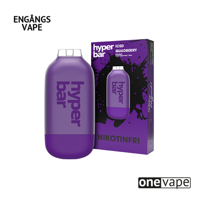 Hyper Bar ZERO Mesh Engångs Vape - Iced Quadberry