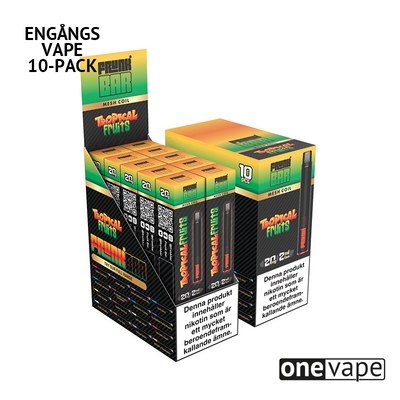 Frunk Bar Mesh Engångs Vape - Tropical Fruits (10-Pack)