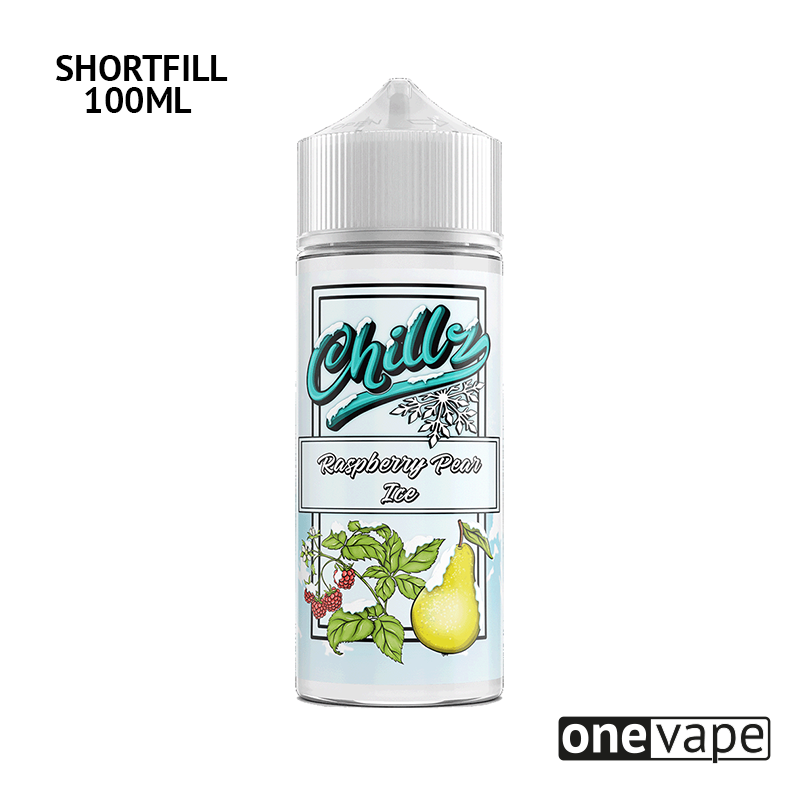 Chillz - Raspberry Pear Ice (100ml Shortfill)