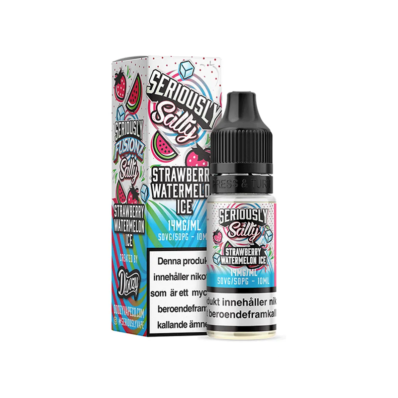 Seriously Salty - Strawberry Watermelon Ice (10ml, Nic Salt)