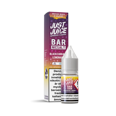 Just Juice Bar - Blackcurrant Lemonade (10ml, Nic Salt)
