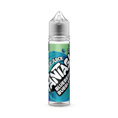 Fantasi Blueberry Bubblegum originalflaska mot vit bakgrund
