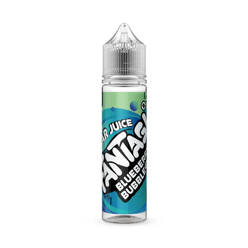 Fantasi Blueberry Bubblegum originalflaska mot vit bakgrund