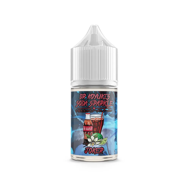 Dr Koyuki's Soda Sparkle Joker MTL Shortfill originalflaska mot vit bakgrund