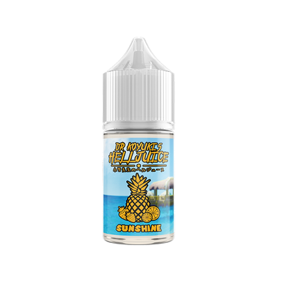 Dr Koyuki's Helljuice Sunshine MTL Shortfill originalflaska mot vit bakgrund