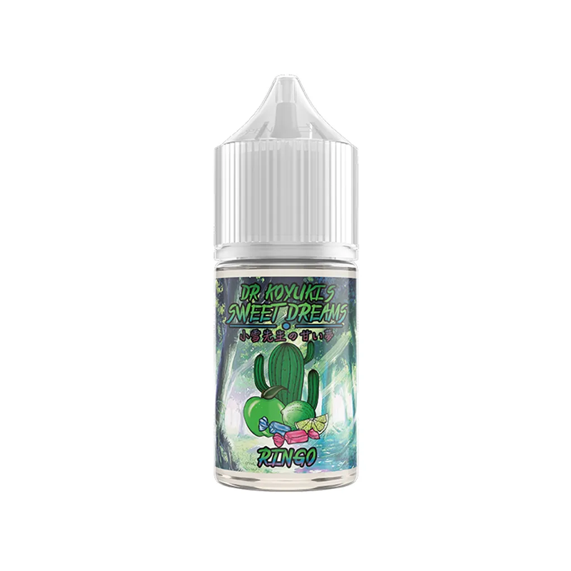 Dr Koyuki's Sweet Dreams Ringo MTL Shortfill originalflaska mot vit bakgrund