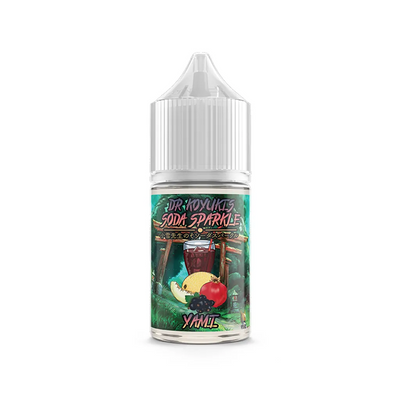 Dr Koyuki's Soda Sparkle Yami MTL Shortfill Originalflaska mot vit bakgrund