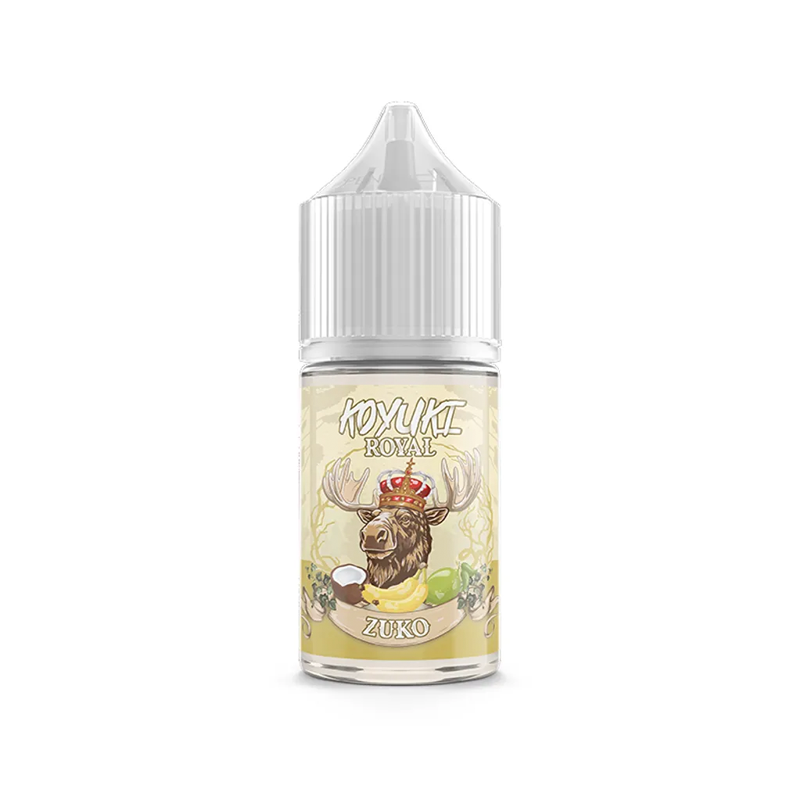 Koyuki Royal Zuko MTL Shortfill originalflaska mot vit bakgrund