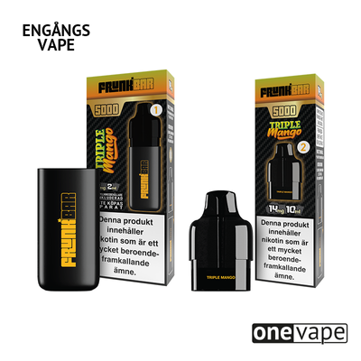 Frunk 5000 Engångs Vape - Triple Mango