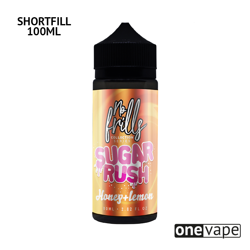 No Frills Sugar Rush - Honey & Lemon (100ml Shortfill)