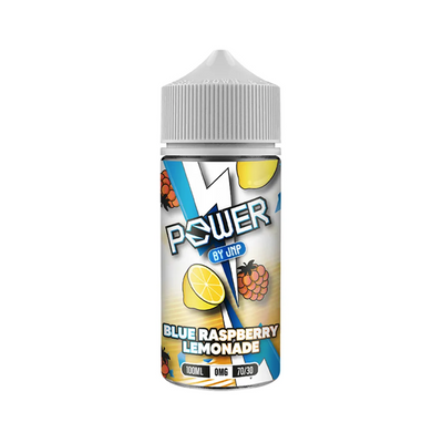 Power by jnp Blue Raspberry Lemonade originalflaska mot vit bakgrund