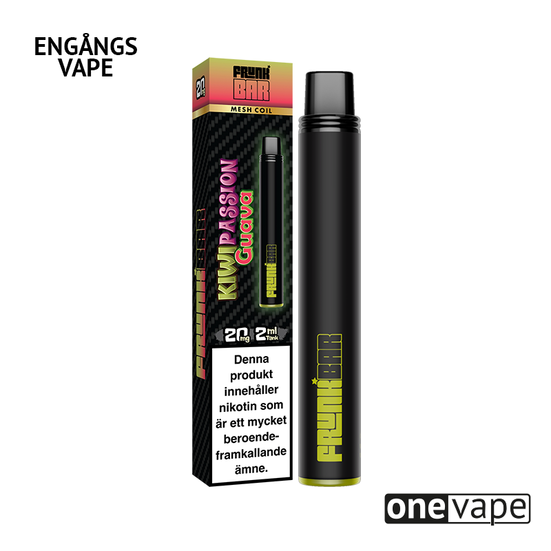 Frunk Bar Mesh Engångs Vape - Kiwi Passion Guava