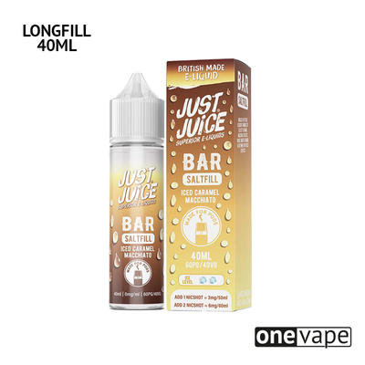 Just Juice Bar - Iced Caramel Macchiato (40ml Longfill)