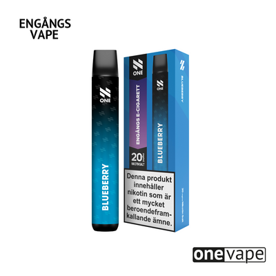 N One Engångs Vape - Blueberry