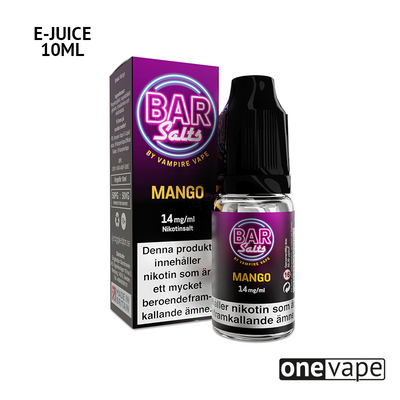 Bar Salts - Mango (10ml, Nic Salt)