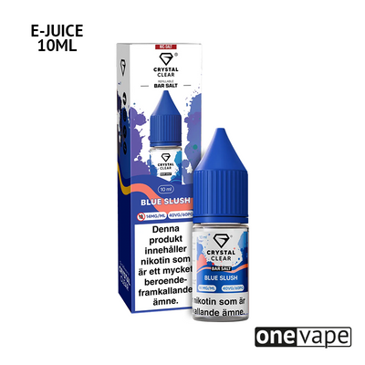 Crystal Clear - Blue Slush (10ml, Nic Salt)