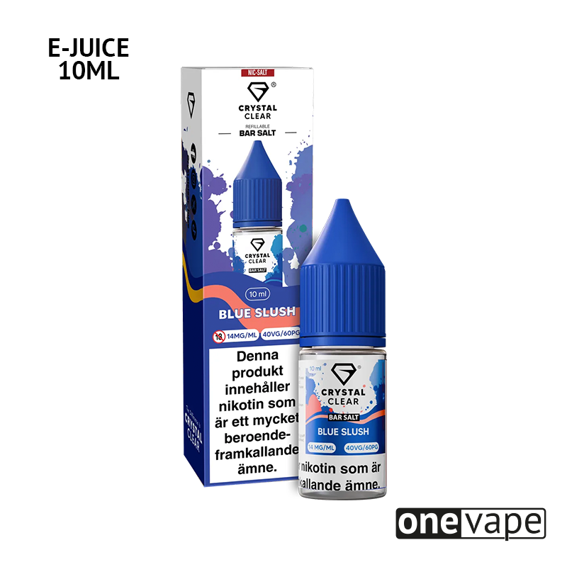 Crystal Clear - Blue Slush (10ml, Nic Salt)