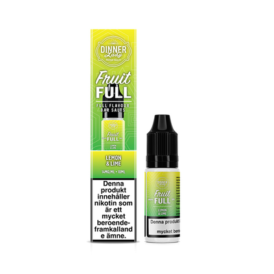 Dinner Lady Bar Salts - Lemon & Lime (10ml, Nic Salt)