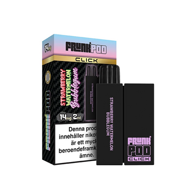 Frunk Pod Click Mesh Kit Strawberry Watermelon Bubblegum med batteri och förpackning