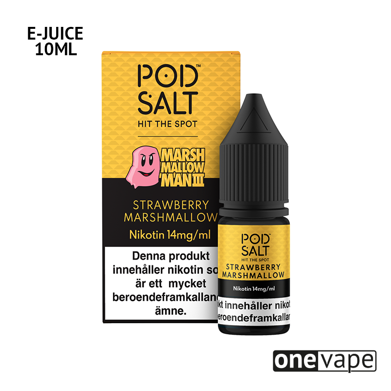 Pod Salt Fusion - Strawberry Marshmallow (10ml, Nic Salt)