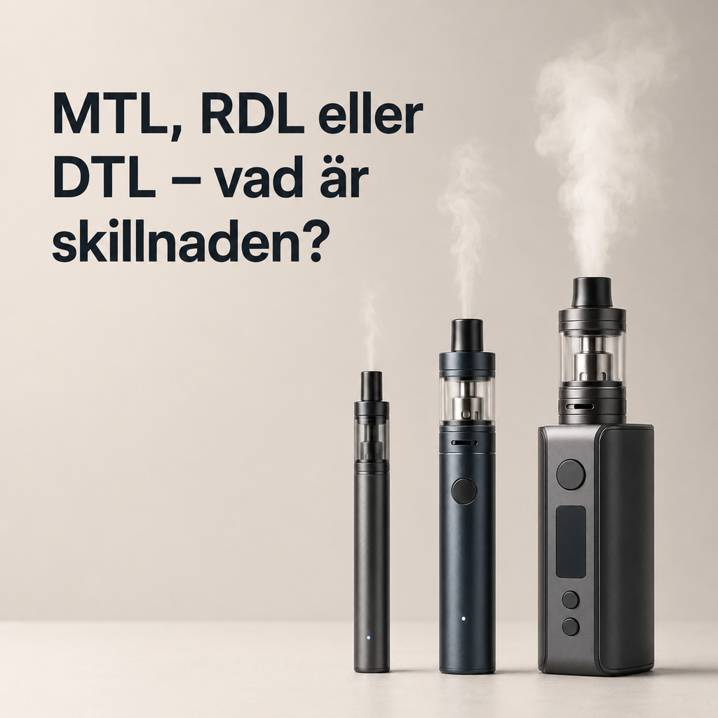 MTL, RDL eller DTL – vad är skillnaden?