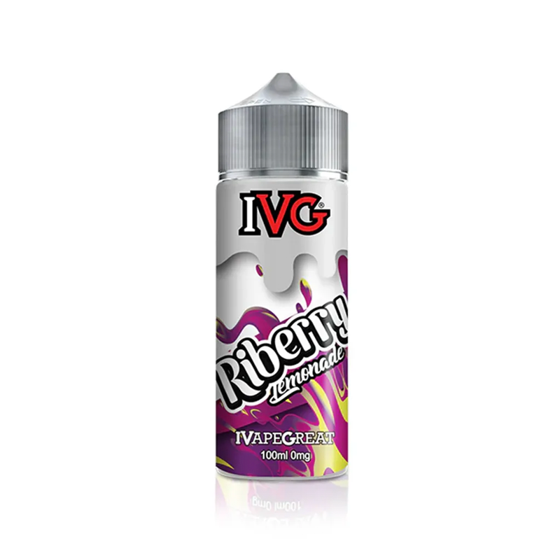 IVG Riberry Lemonade originalflaska mot vit bakgrund