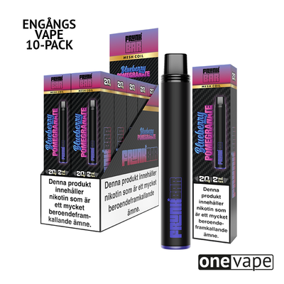 Frunk Bar Mesh Engångs Vape - Blueberry Pomegranate (10-Pack)