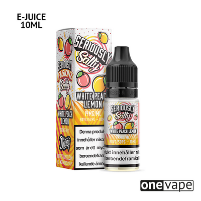 Seriously Salty - White Peach Lemon (10ml, Nic Salt)