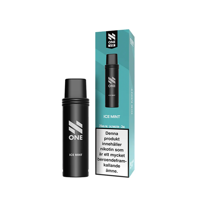 N One Mesh Pod V2 Ice Mint bredvid originalförpackning