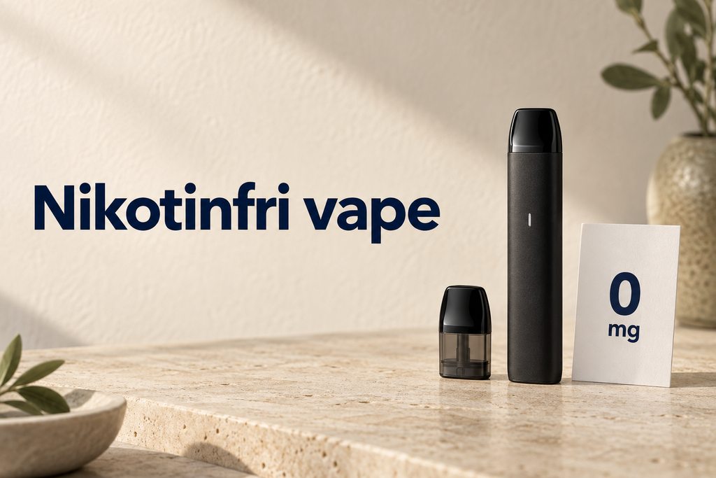 Nikotinfri vape – vad är det och hur skiljer det sig från vape med nikotin?