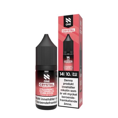 N One Salt - Strawberry Watermelon Bubblegum (10ml, Nic Salt)