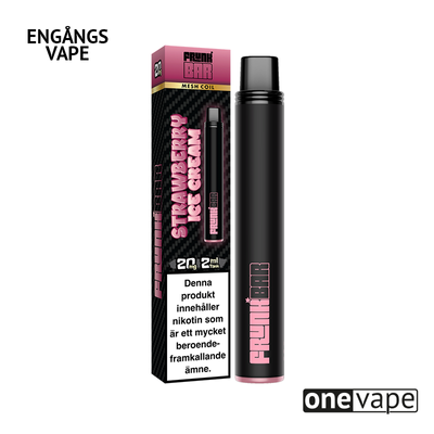 Frunk Bar Mesh Engångs Vape - Strawberry Ice Cream