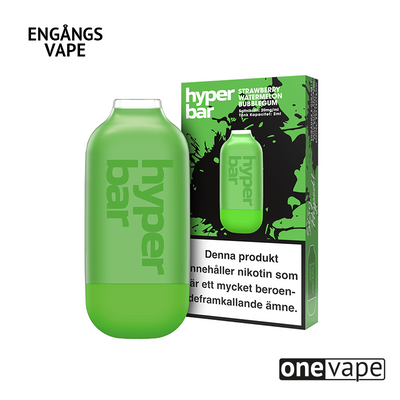 Hyper Bar Mesh Engångs Vape - Strawberry Watermelon Bubblegum