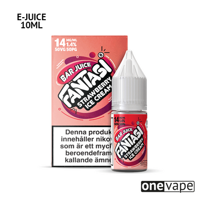 Fantasi Bar Salt - Strawberry Ice Cream (10ml, Nic Salt)