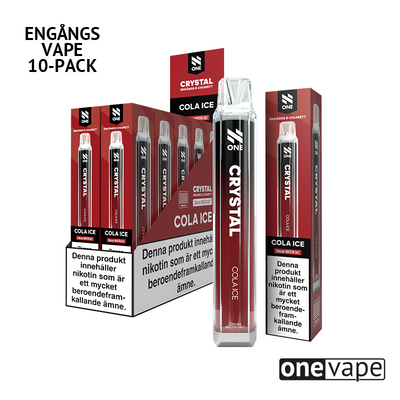 N One Crystal Mesh Engångs Vape - Cola Ice (10-Pack)
