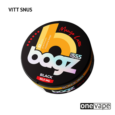Bagz - Mango Lassi Black (Vitt Snus)