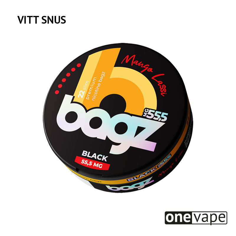 Bagz - Mango Lassi Black (Vitt Snus)
